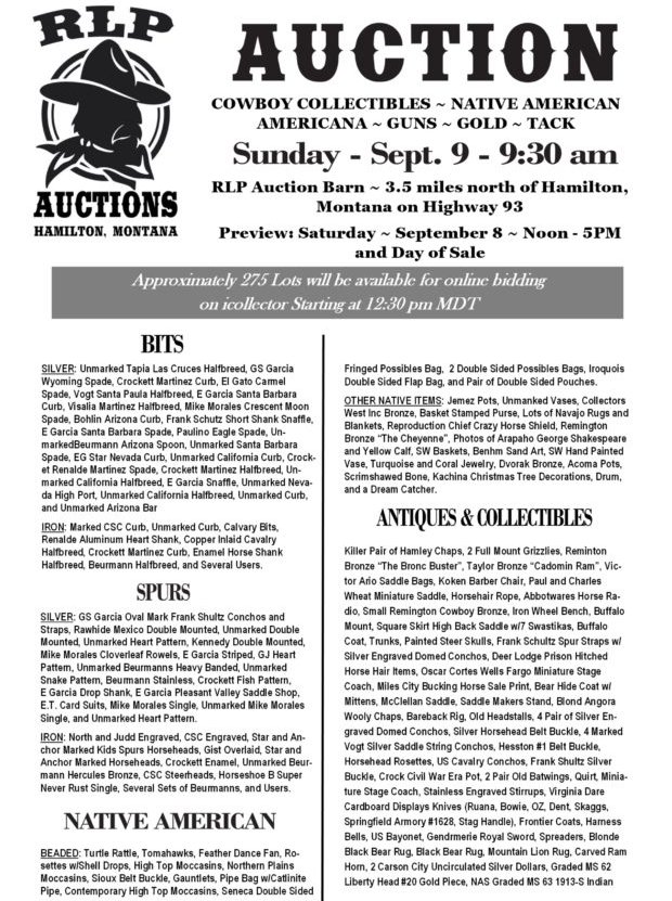 venduio's tweet photo. Western Collectibles for sale by RLP Auctions on 9/9/18 in Montana with online bidding through @iCollector. Go to https://t.co/surispv07j for details. #DoYouVendu https://t.co/oESGQXdJkp