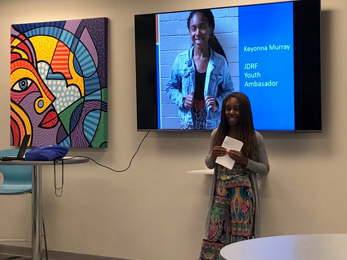 Thank you to <a href="/JDRFNJMetro/">JDRF NJ Metro</a> Youth Ambassadors Keyonna &amp; Danny who stopped by last week to share their #T1D stories &amp; kick off Team <a href="/ContourAscensia/">Contour Diabetes</a>’s fundraising for the #JDRFOneWalk in Morris County in October. Looking forward to raising money for @JDRF!