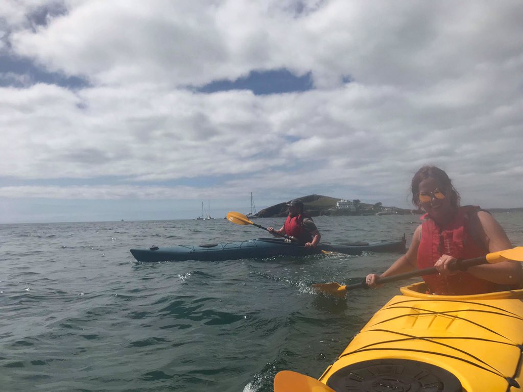 Next highlight from here takes us all the way out of Cornwall and into Devon. At Wembury I met up with <a href="/MT_SeaKayaking/">MovingTides SeaKayak</a> and had some great paddling out on the water! Paddling took over pretty much all the way from here to Hope Cove! One day of calm water and the next a lil choppy!