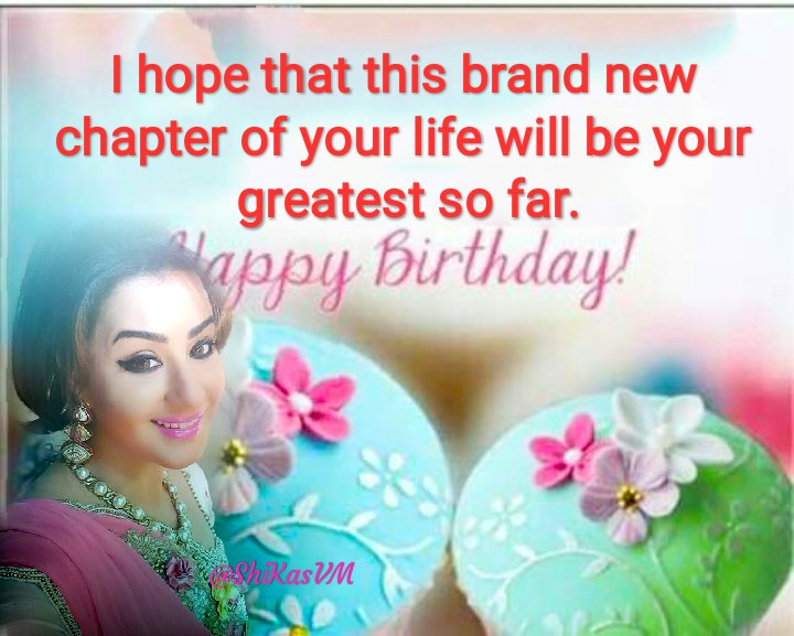 SuzyCrxn's tweet photo. I hope that this brand new chapter of your life will be your greatest so far 
#HappyBirthdayShilpaShinde https://t.co/AkT8EOJVAd