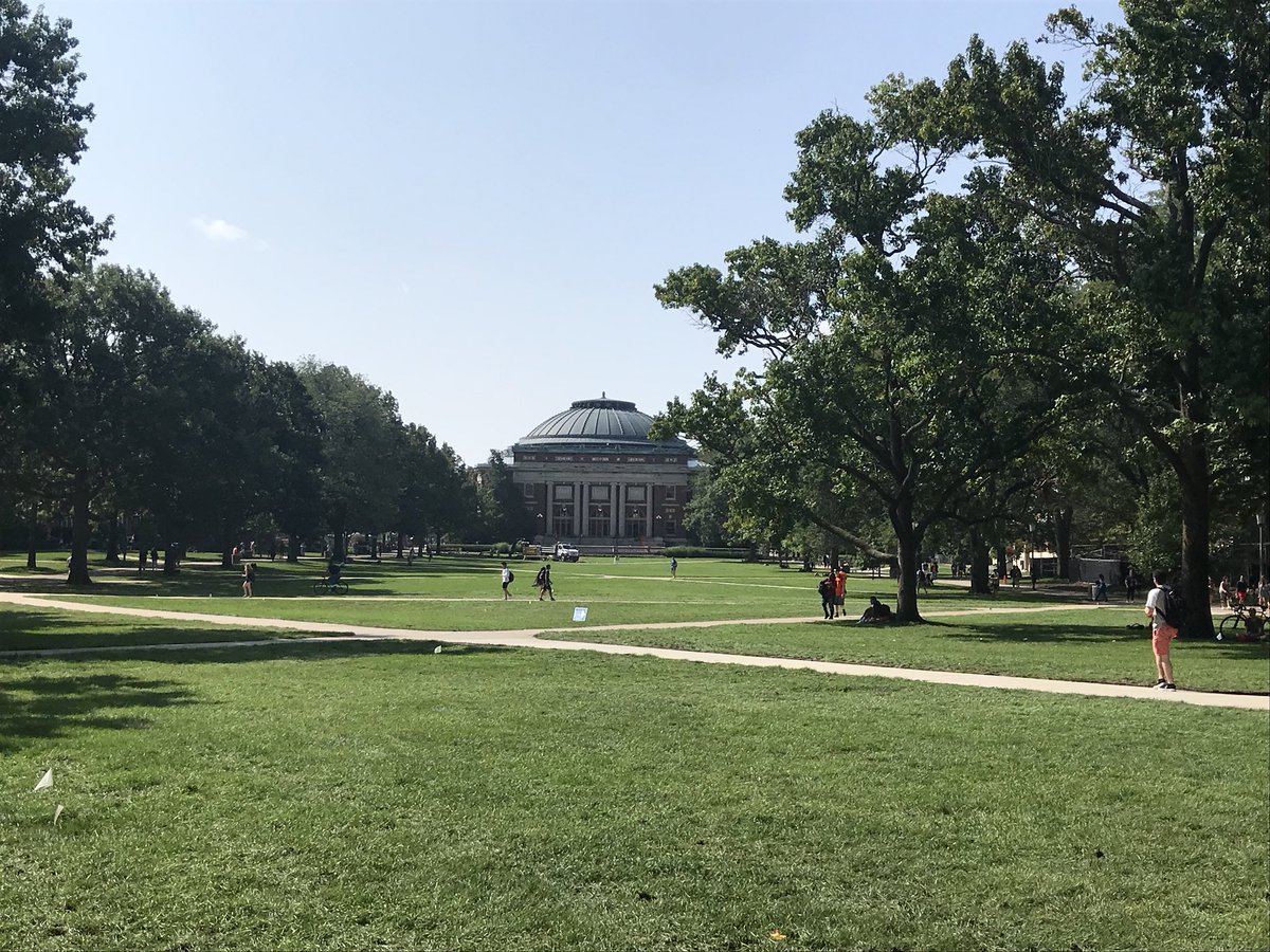 josh_joines's tweet photo. Champaign bringing the heat for day one of classes! Wishing everyone a successful semester! #NewDayOne https://t.co/LwrSMTiStv