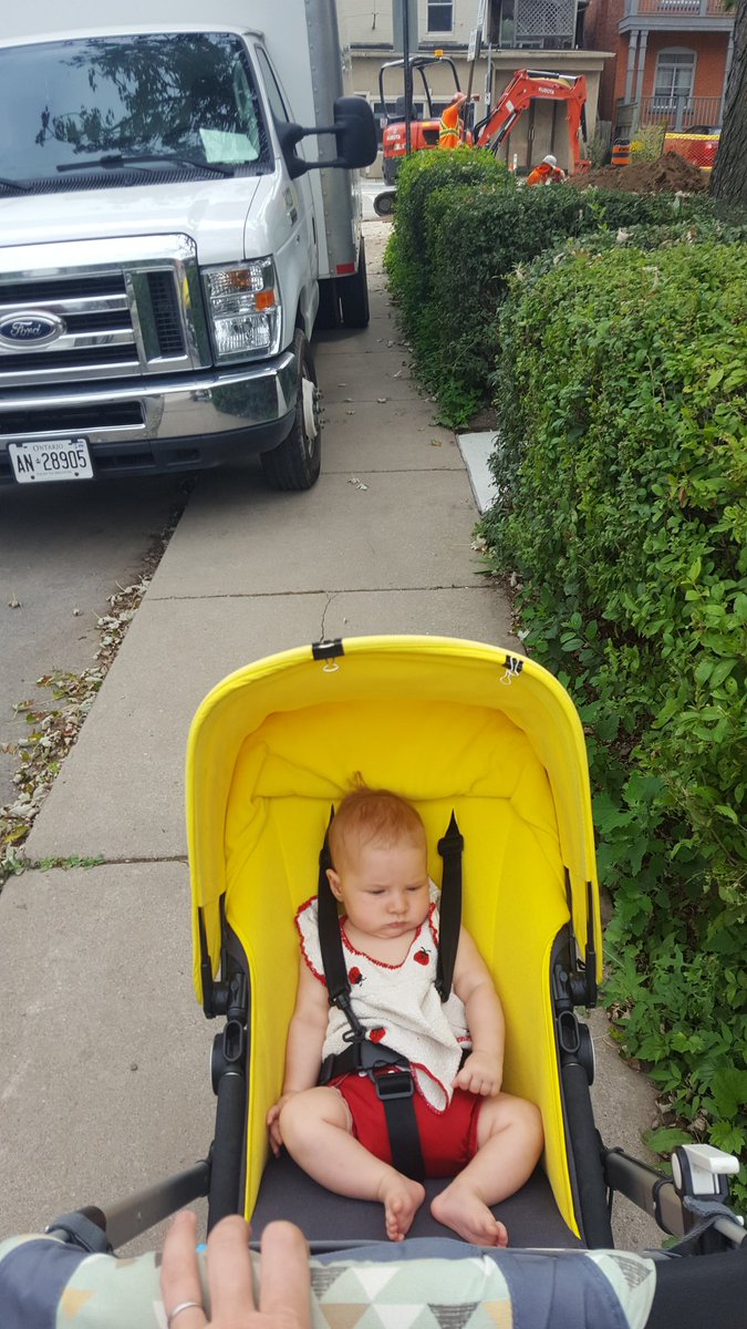 Ejaggard's tweet photo. Accessibility and safety clearly not your priority @UnionGas. Your subcontractors are your accountability. At the corner of locke and Stanley #hamont https://t.co/UAeNdWASun