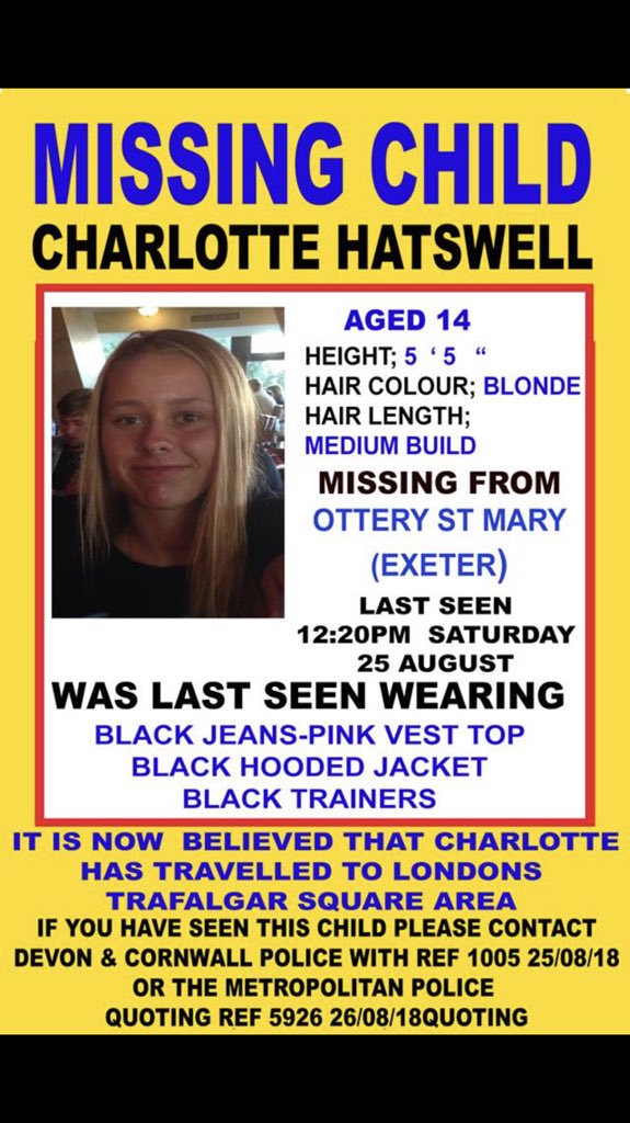 Updated poster with Met police details on it .........