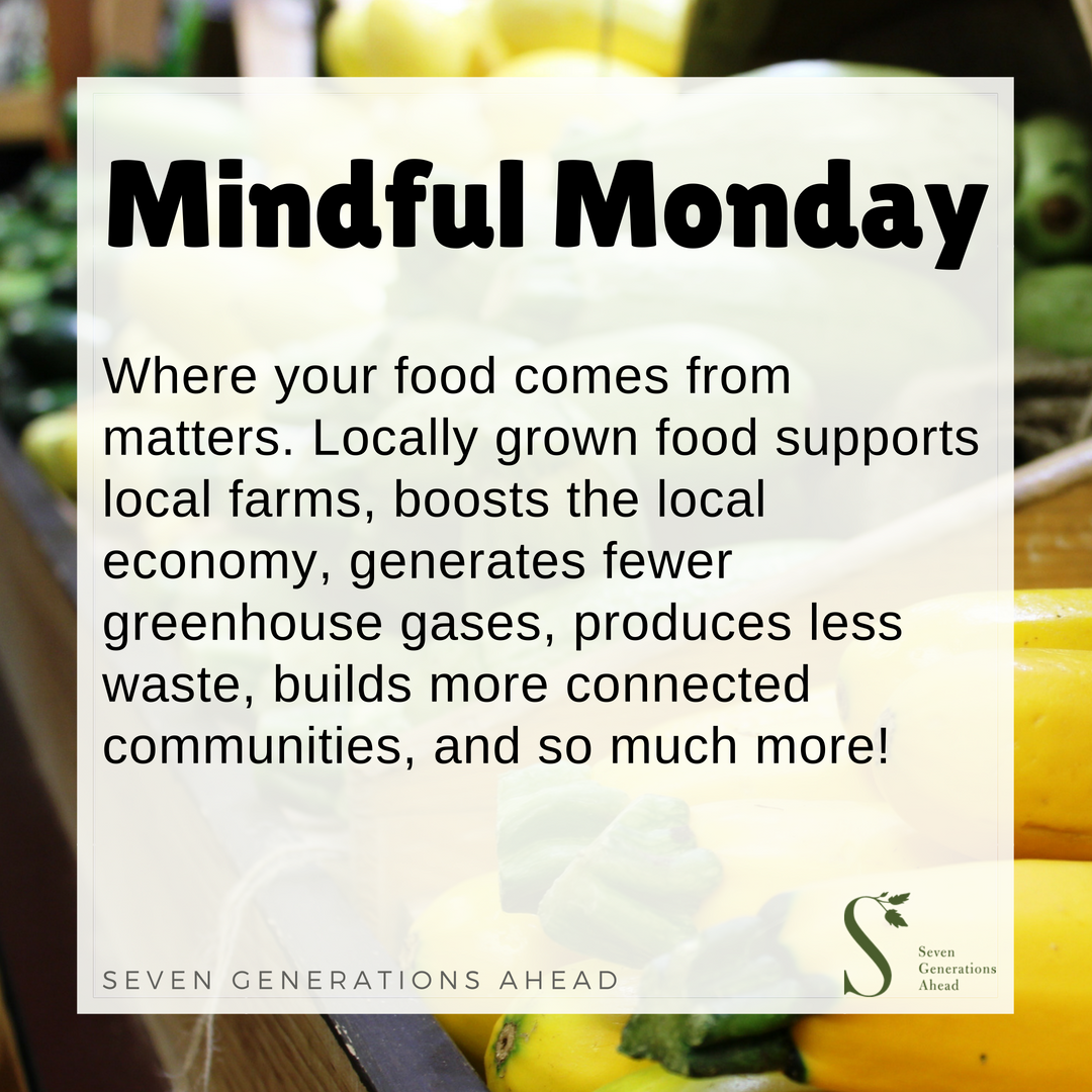 SevenGensAhead's tweet photo. Do you buy locally grown food?

Check out local farmers markets and grocery stores to find delicious and fresh produce grown close to home.

To find out how you can start getting fresh, local produce in your schools, visit: @ILFarm2School 

#MindfulMonday https://t.co/OdjWHlcc7O