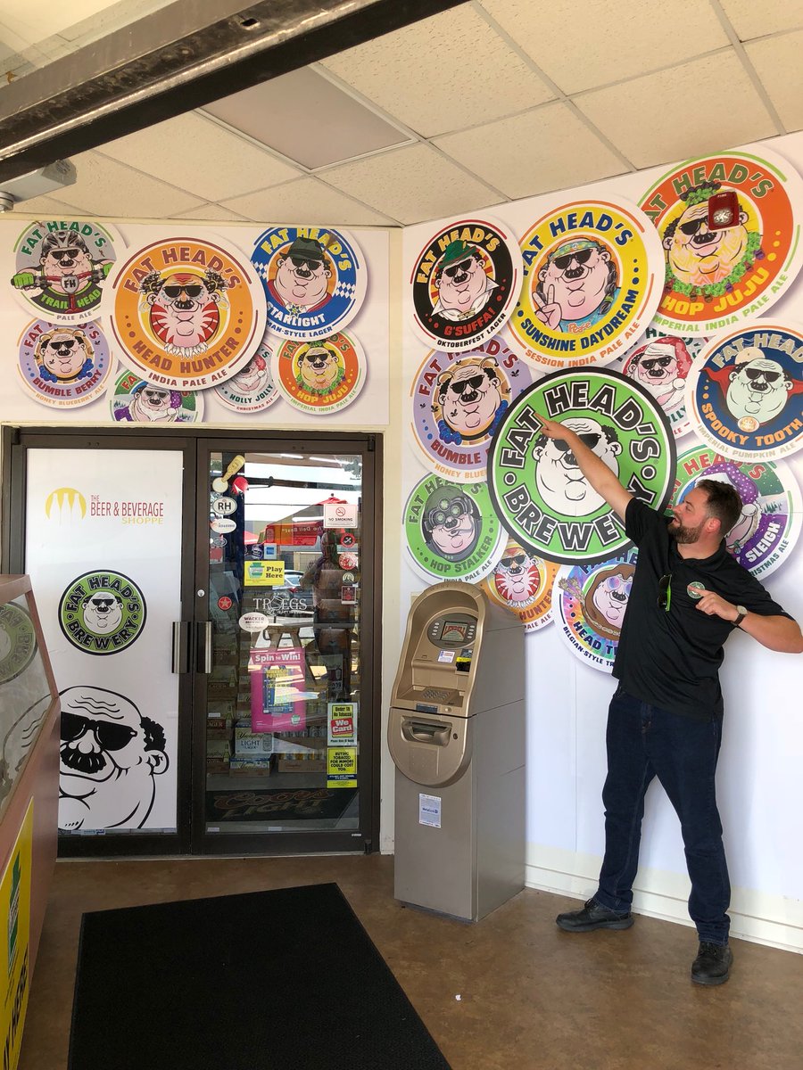 FatHeadsBeer's tweet photo. Our Sales Team has been incredibly busy lately! Check out our IG Stories to see where you can find them this week (hellllloooo Buffalo, NY), and check out this fantastic display at The Beer & Beverage Shoppe in Lancaster 🙌 #FatHeadsBrewery #HopSquad #Bros https://t.co/GKuFk3LUse
