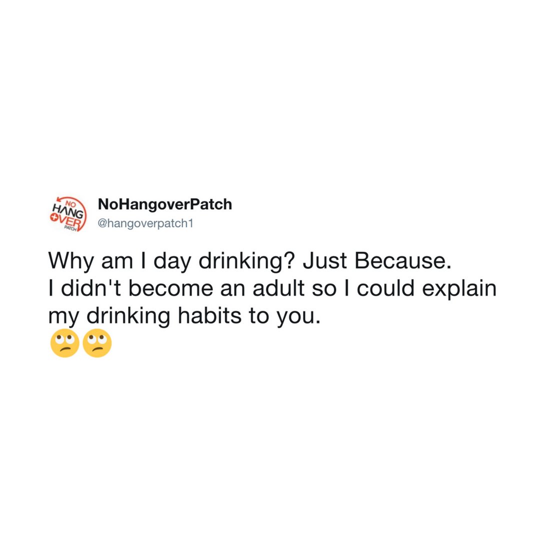 hangoverpatch1's tweet photo. #justbecauseday #twitter #nohangoverpatch #drinking #datenight #cheers #hangover #wasted #alcohol #winetime #winelover #beers #hangovercure #makeamericadrinkagain #MADA https://t.co/M06iFFeBQb