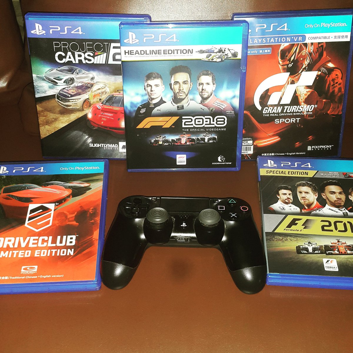 Too many Racing games.... #RacingGame #RacingGames #Car #VideoGames #Playstation4 #Playstation #PlaystationGamers #Driveclub #GranTurismoSport #F1Game #F12017Game #F12018Game #ProjectCARS #ProjectCars2