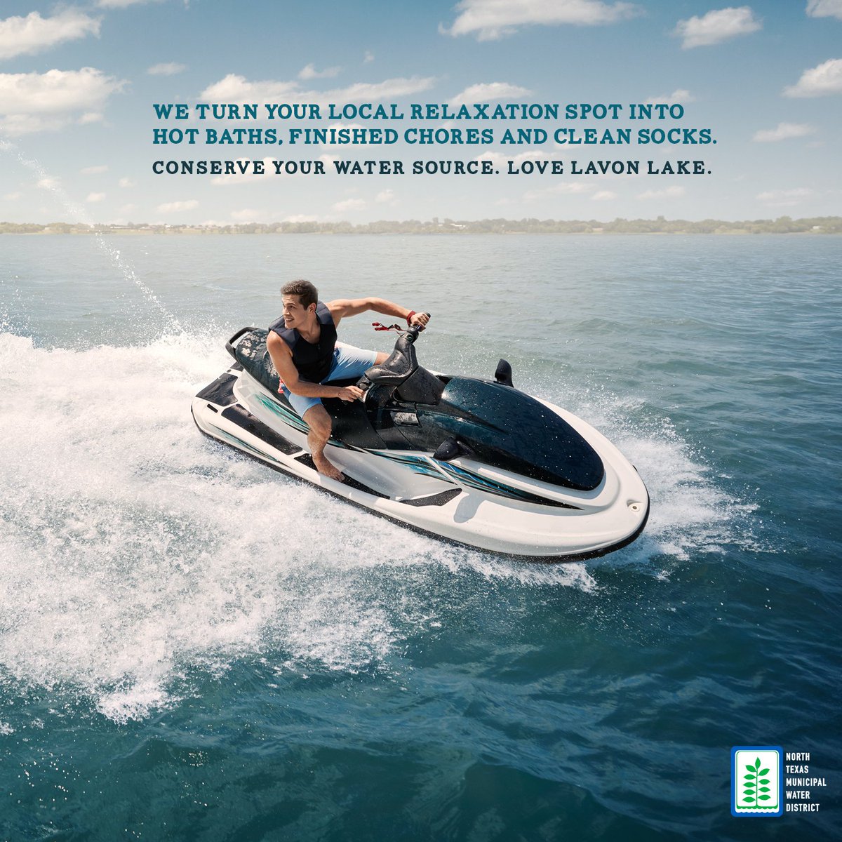 enviromedia's tweet photo. We found a strong link between knowledge of one’s water source and a willingness to conserve. Using this insight, we developed our new Love Lavon Lake campaign for @NTMWD https://t.co/HVzhC1Tf3Z https://t.co/NunEAHcMbS