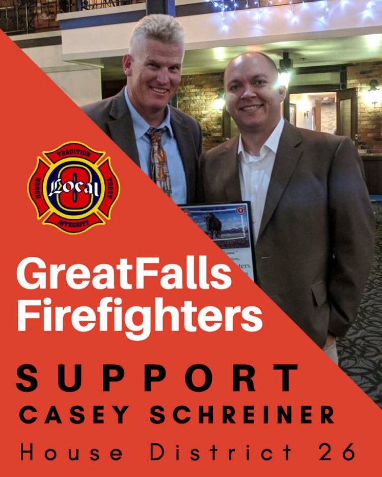 It’s time for Fire Fighter Health and Safety in MT... and Casey will get it done!! @mscopff <a href="/7thdistrictIAFF/">International Association Firefighters 7th Dist.</a> @IAFFNewsDesk