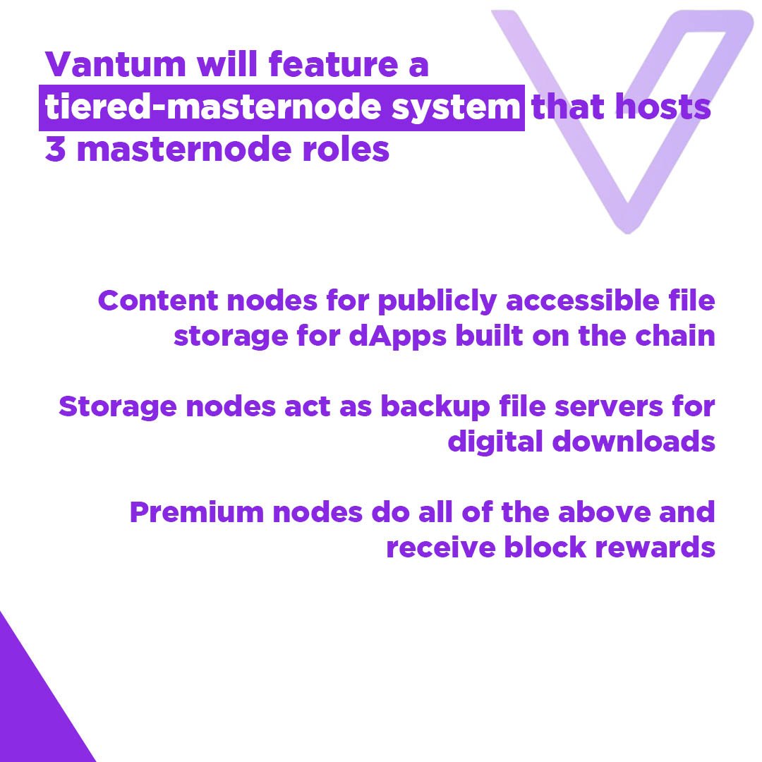 #VantumNetwork will run on a secure tiered-masternode system.

For more information about #Vantum, read our #WhitePaper here ==> vantumnetwork.co

#masternodes #VantumIsComing #VantX #VNT #Presale