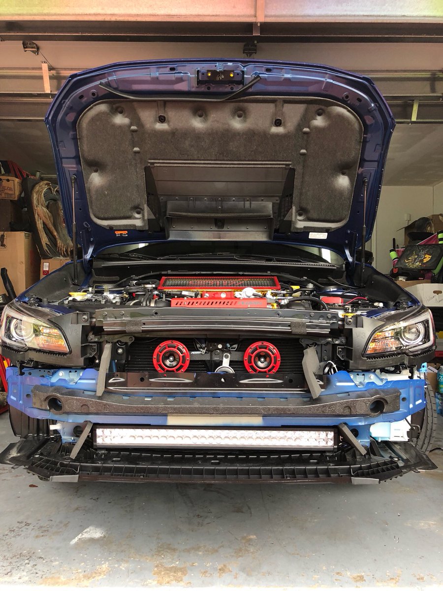 powerdbyawesome's tweet photo. Bumper off for #hellahorns #supertones w/ #perrin bracket and a 32β LED light barπ‘π‘π‘π¨πΊ
#perrinperformance #hellasupertones
__________________
ππ¨ #MySubaru #subaru #subaru_usa #subaruSTi #TypeRA #SubaruWRXSTiTypeRA #SubaruAmbassadors #subie #subienation #subielife https://t.co/x7LORSRWWF