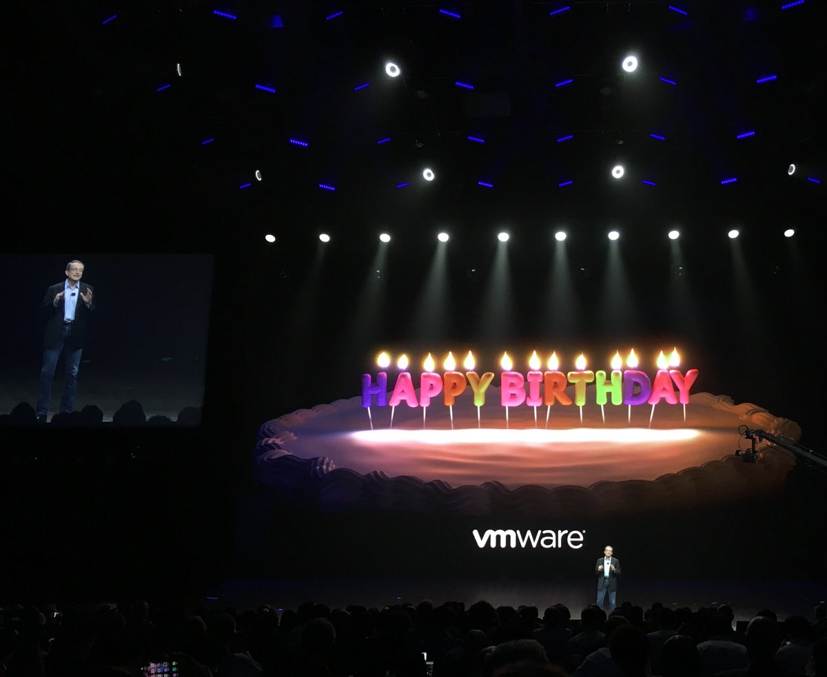 As #VMworld kicks off, #VMware celebrates its 20th anniversary