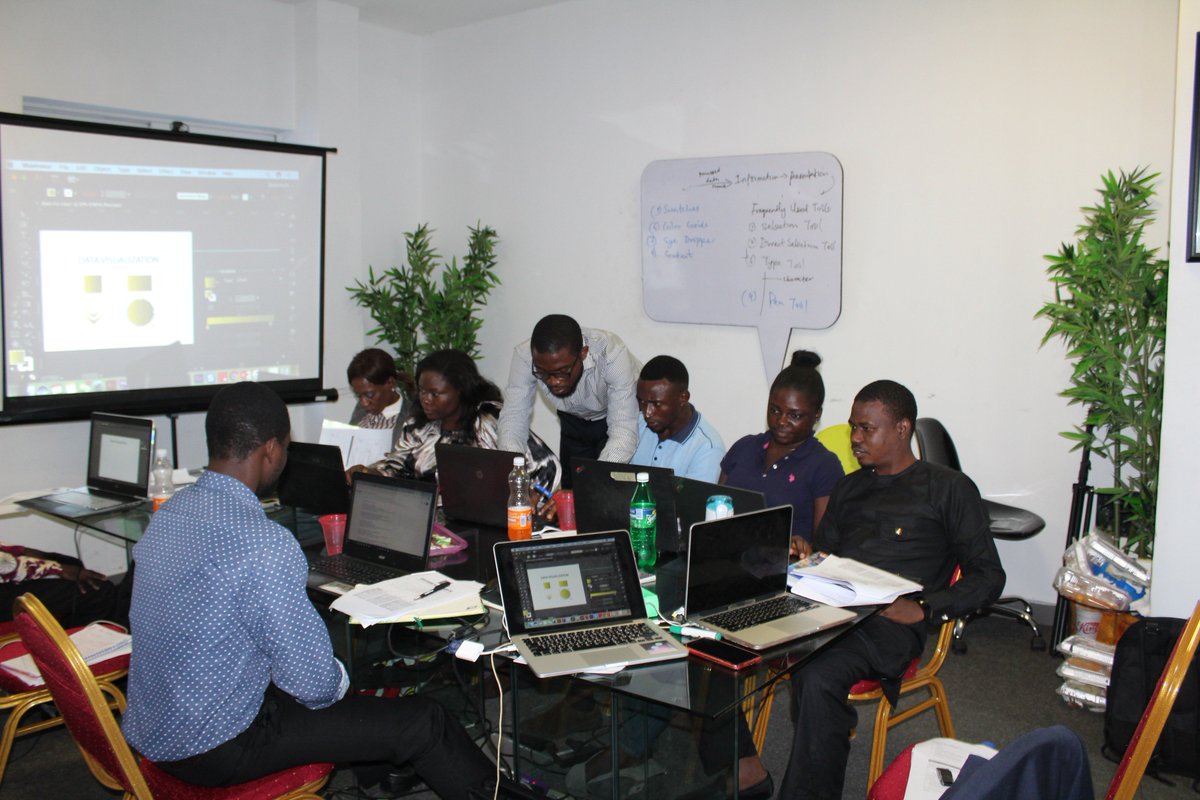 FitilaAfrica's tweet photo. And it's a wrap for Day 1 #DataVisualizationMasterclass. Our trainees were excited about today's class and looking forward to a more seasoned training session tomorrow. #BudgITCoDataViz #AugustMasterclass https://t.co/dxnl9C3RI1
