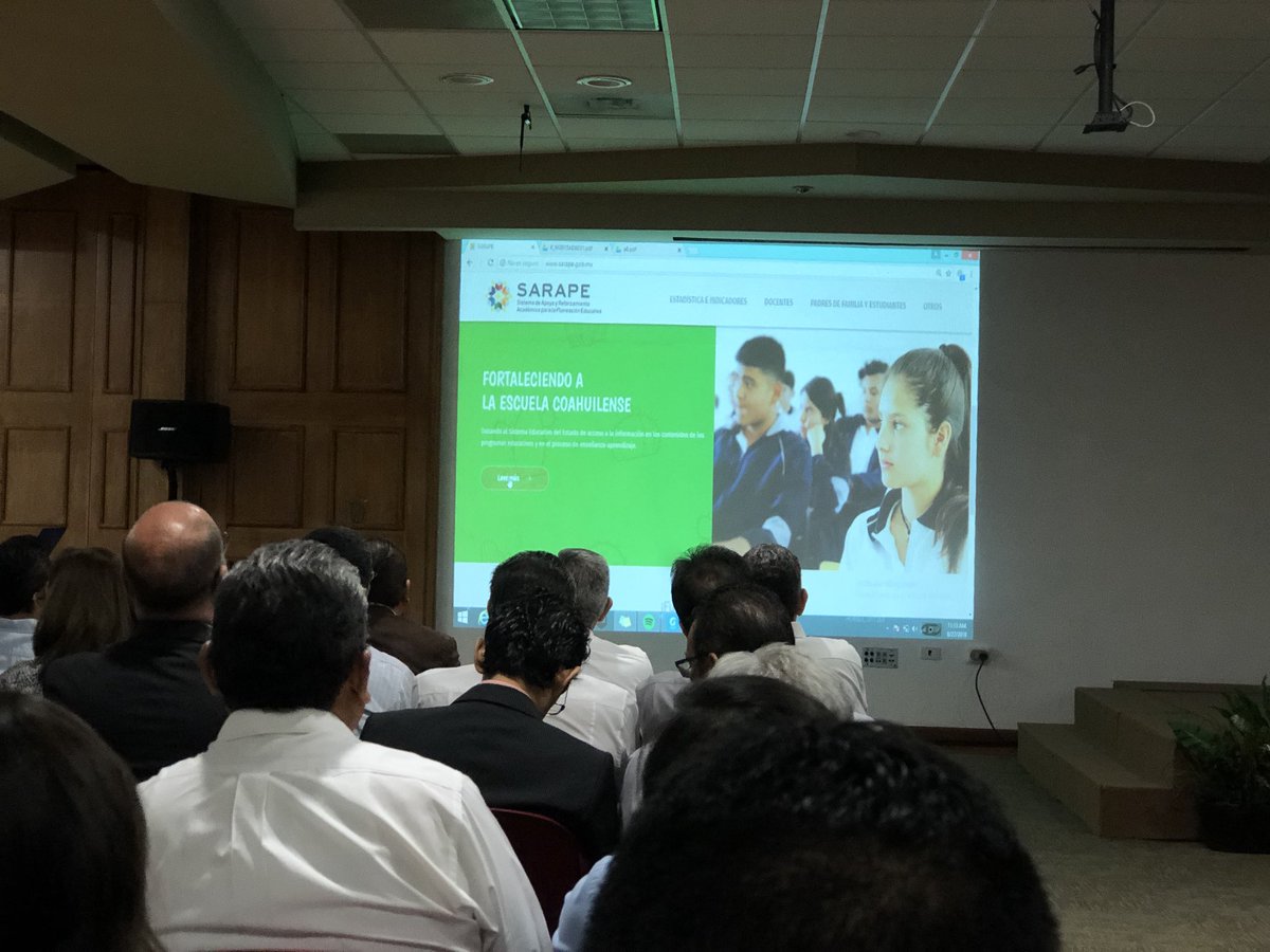 cobacjfeo's tweet photo. Presentación de la plataforma SARAPE “Sistema de Apoyo y Reforzamiento Académico para la Planeación Educativa”. Apoyando a la Educación en Coahuila a través de la autoretroalimentación de la gestión educativa. https://t.co/2nDM5CdwMm #saltillo #cobac #jfeo #gocoahuilago https://t.co/ikdopMcnpf