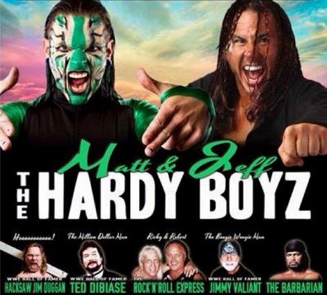 BTWwrestling's tweet photo. Ondemand now at #BigTimeWrestling #Instaslam: https://t.co/gdQMUHcjM5
Hickory, NC. June 1, 2014.
Featuring Matt Hardy(@MATTHARDYBRAND) and Jeff Hardy(@JEFFHARDYBRAND) tagging together, Hacksaw Jim Duggan(@OfficialHacksaw), Zack Gowen(@ZachGowen) and more. https://t.co/ZpKIk6KS4n