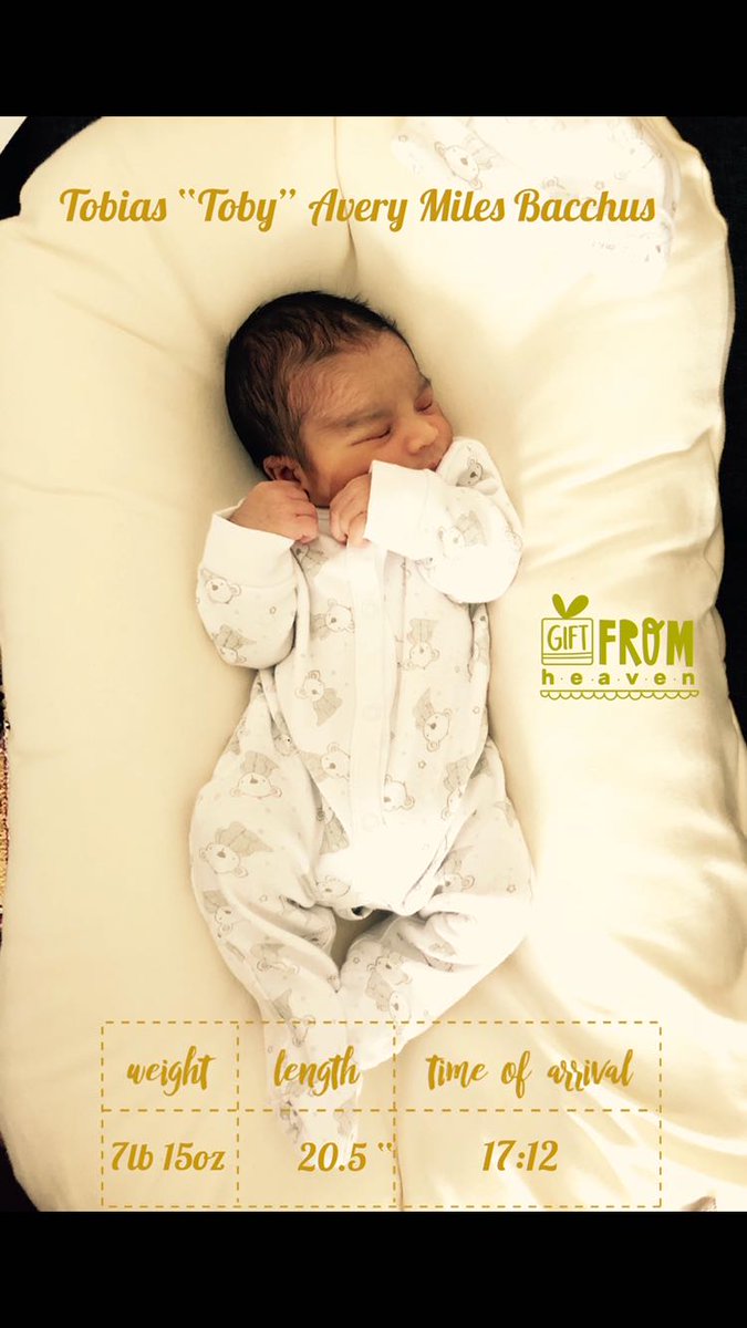 I’m so happy to announce that this li’l guy has finally come! Please say hi to Tobias! #yeg #BacchusBaby