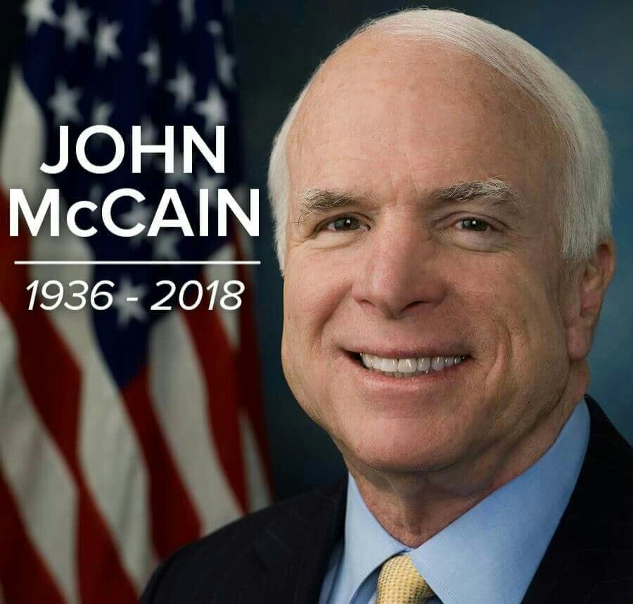 CCandykids's tweet photo. Rest in peace #SenatorJohnMcCain . https://t.co/sRAwRNi8k2