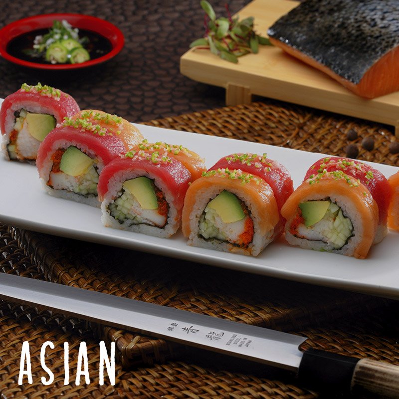 AsianSR_MX's tweet image. ¿Se te antoja un #RainbowRoll?