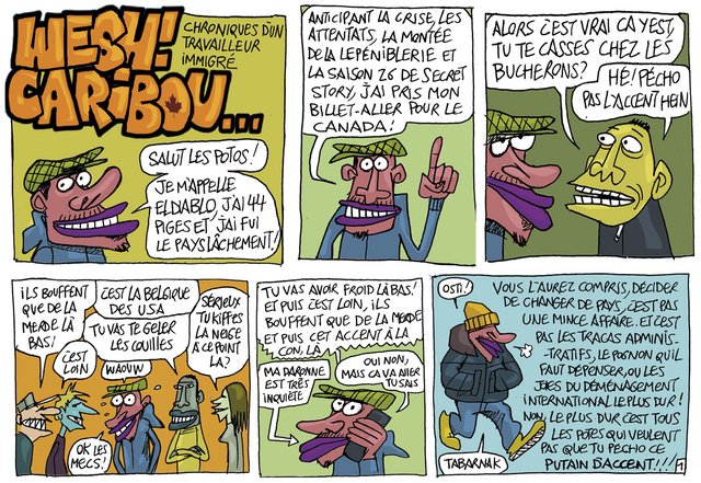 ululeFR's tweet photo. Le scénariste des @LascarsOfficiel et @LesKassos s'est expatrié à Montréal et il raconte son nouveau style de vie en BD dans un ouvrage hilarant ➡https://t.co/Xpes71msKf
À ne pas manquer ! https://t.co/KmDdjf4iU3