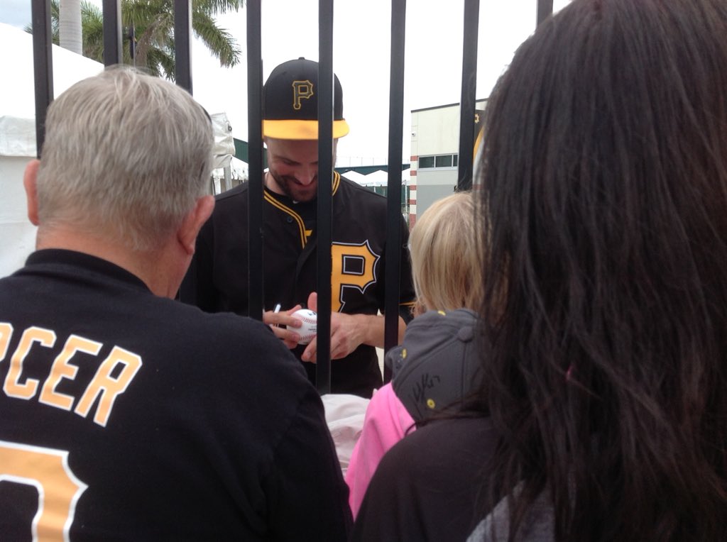    hit a home run at my first spring training game!! Happy birthday! 