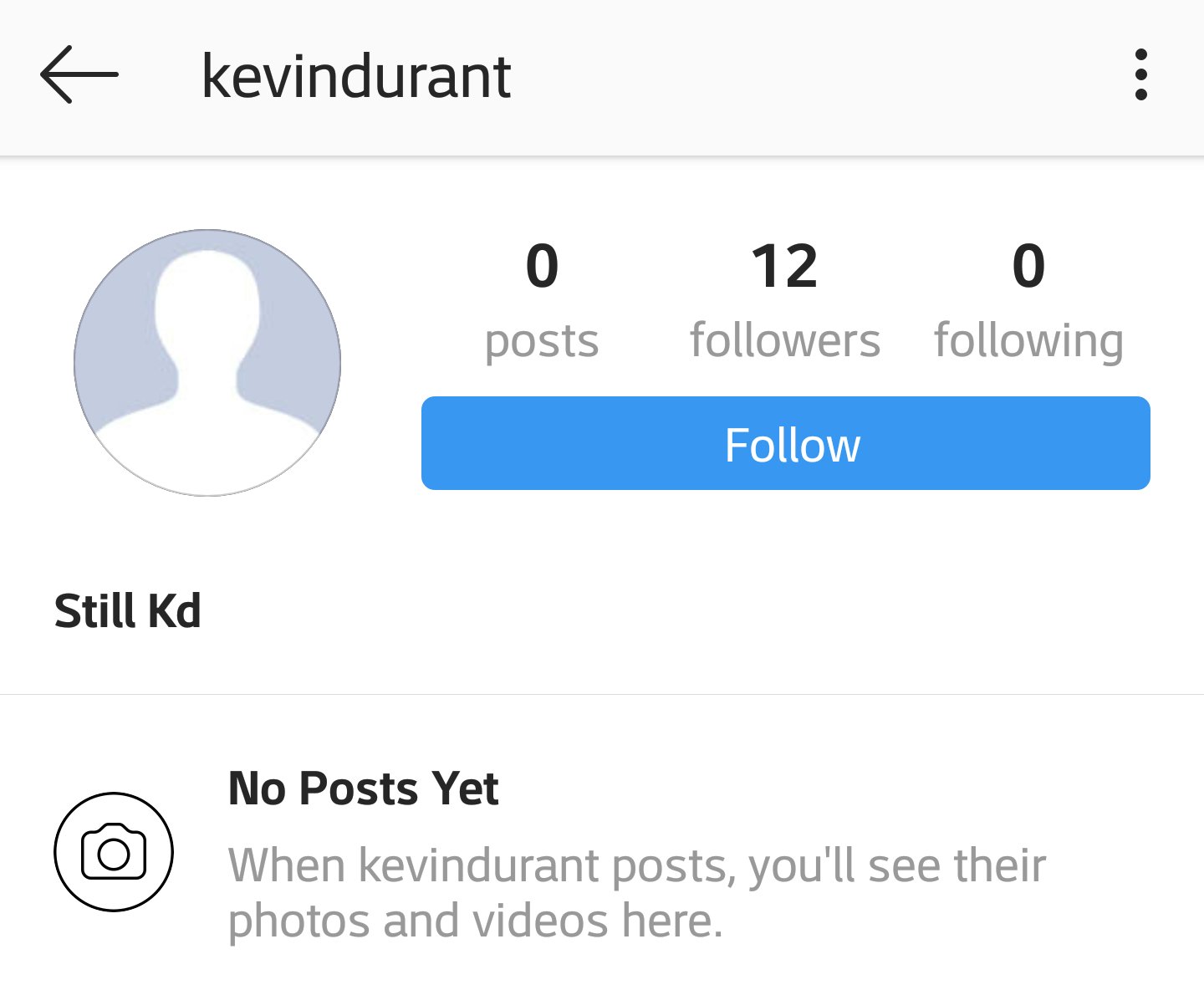 Kevin Durant Social Media Handles