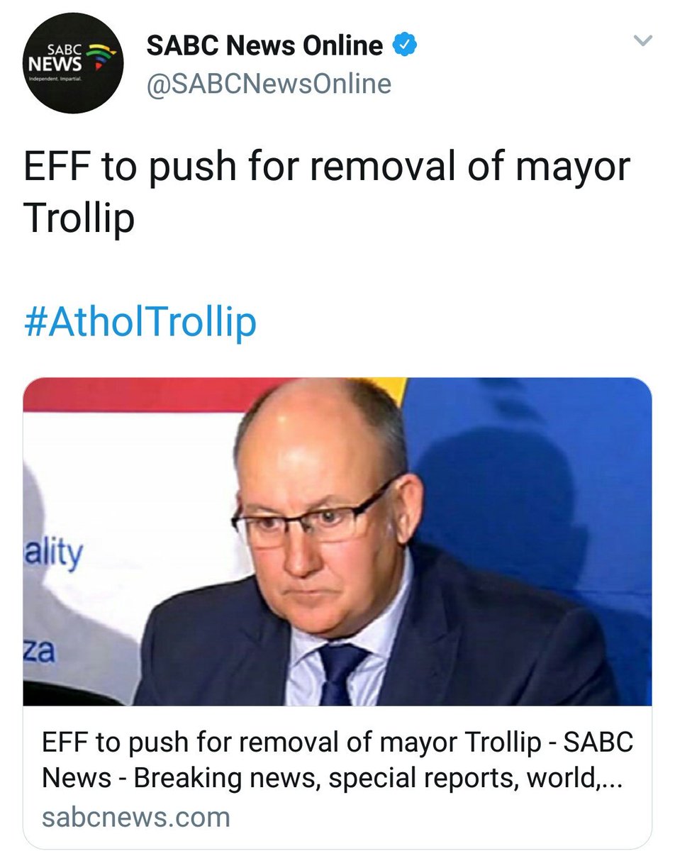 Undlunkulu_Xoli's tweet photo. EFF Runs This Country!👇 #AtholTrollip #NMBCouncil https://t.co/VbFzqScFLr