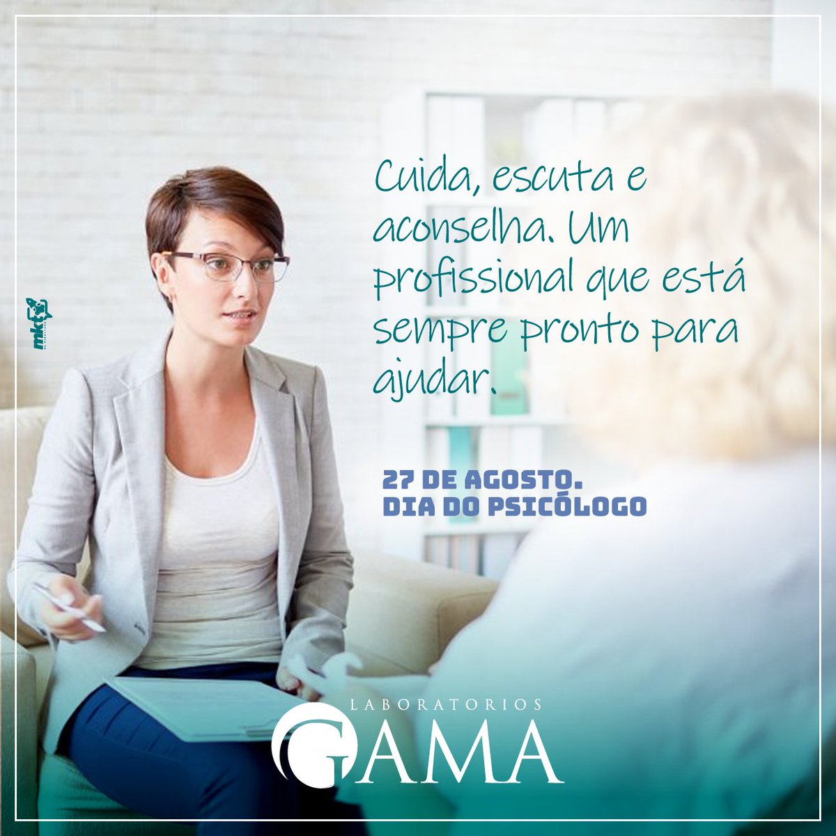 laboratoriogama's tweet photo. O nosso muito obrigado a quem domina a arte de ouvir, compreender e  auxiliar o outro a suavizar as próprias dores e dilemas da vida! ⠀
 #DiadoPsicologo #laboratoriogama #exames #laboratoriais #lab #gama #pertodevoce #gamaresponde #saude #saoluis #sãoluis #saoluisma #slz #slzma https://t.co/PUEregE5re