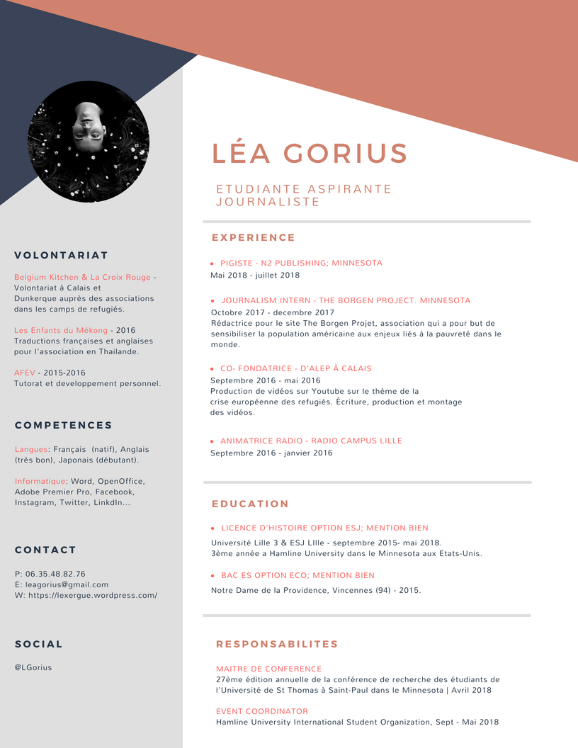 LGorius's tweet photo. Hello Twitter, HELP je suis toujours à la recherche de #stages !!🤭🤭
Etudiante Bac +4, très bon niveau d'anglais et expérience en #Presseecrite, #radio et #journalismeweb et #videos!
Ultra motivée et passionnée 😊 https://t.co/6SeY2LteRA