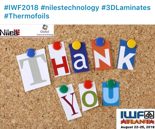 #IWF2018 #thankyou #glofoil