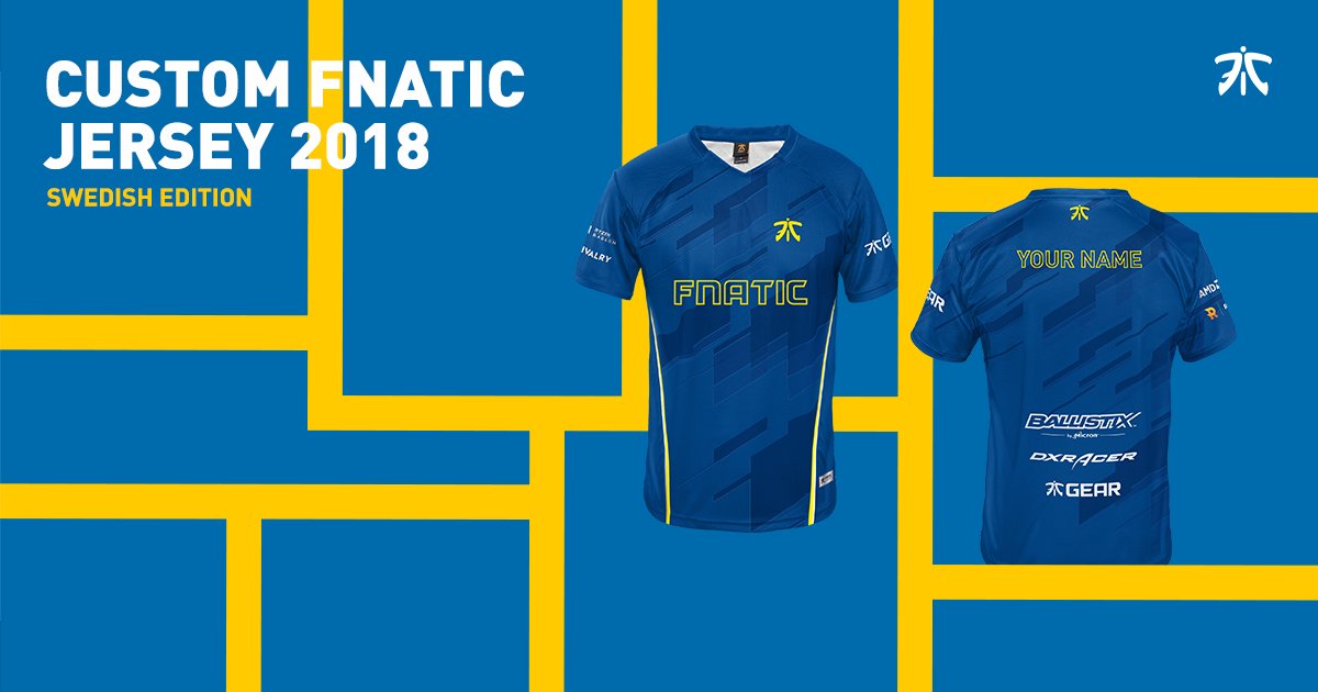 fnatic custom jersey