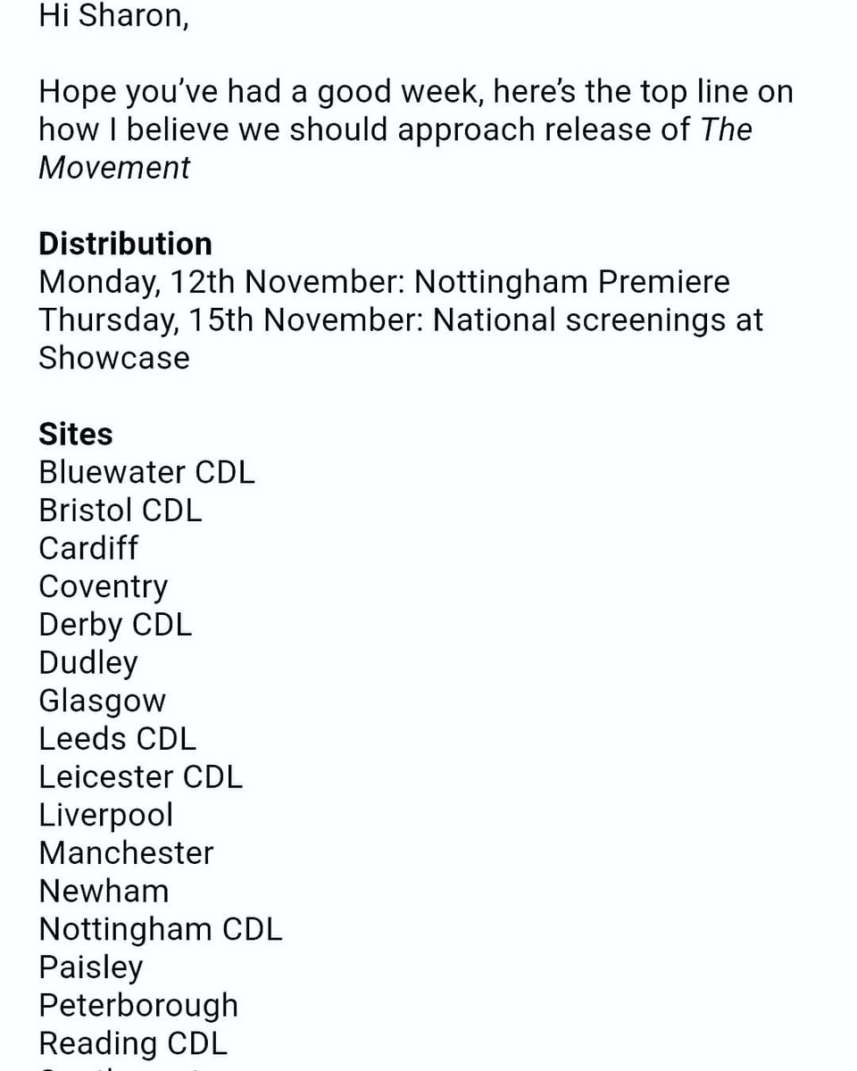 sharon_walia85's tweet photo. Exciting news! ve secured distribution for my first feature documentary 'The Movement' which follows the everyday people saving refugees on land, sea and from air

Nottingham premiere on 12th November followed by national screenings on the 15th Nov at Showcase Cinemas. #refugees https://t.co/4RV7LPStZ6
