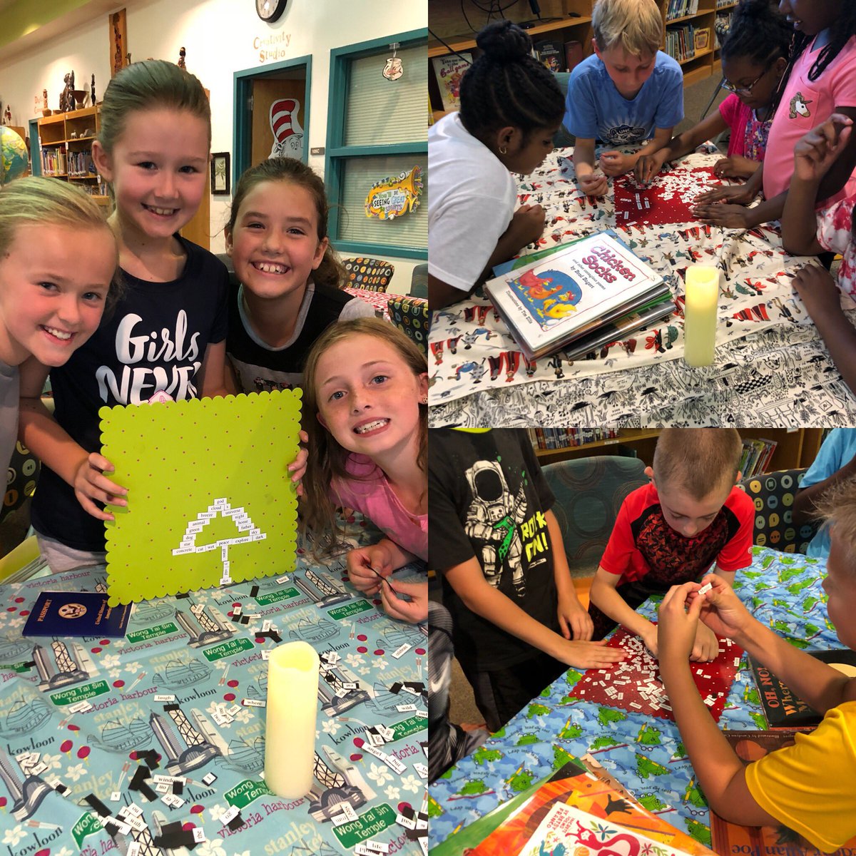 Ms. Waller (@timberlibrary) on Twitter photo 4th grade creating concrete and haiku poems with magnetic words in the library <a href="/TimberDriveES/">Timber Drive ES</a> 4th grade creating concrete and haiku poems with magnetic words in the library <a href="/TimberDriveES/">Timber Drive ES</a>