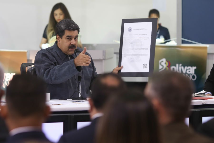 PresidencialVen's tweet image. #Noticia 📰 | Presidente @NicolasMaduro inicia plan de ahorro vinculado al oro desde la Casa de la Moneda en el estado Aragua bit.ly/2NpAP7y