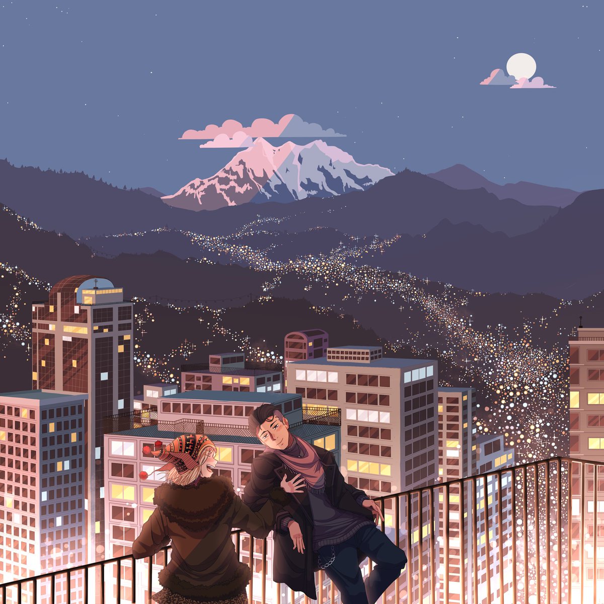 I can finally share with you all my zine piece for @unknownlandzine !!! Featuring The city of La Paz Bolivia, with Yurio and Otabek, it was a great pleasure to work in this project! Thank you very much for this opportunity!