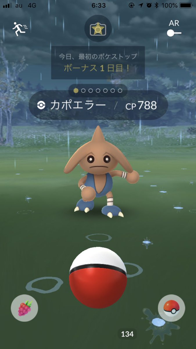もょもと Pokemon Go 朝から野生のカポエラー見つけた ポケモンgo もょもと Pokemon Go 朝から野生のカポエラー見つけた ポケモンgo