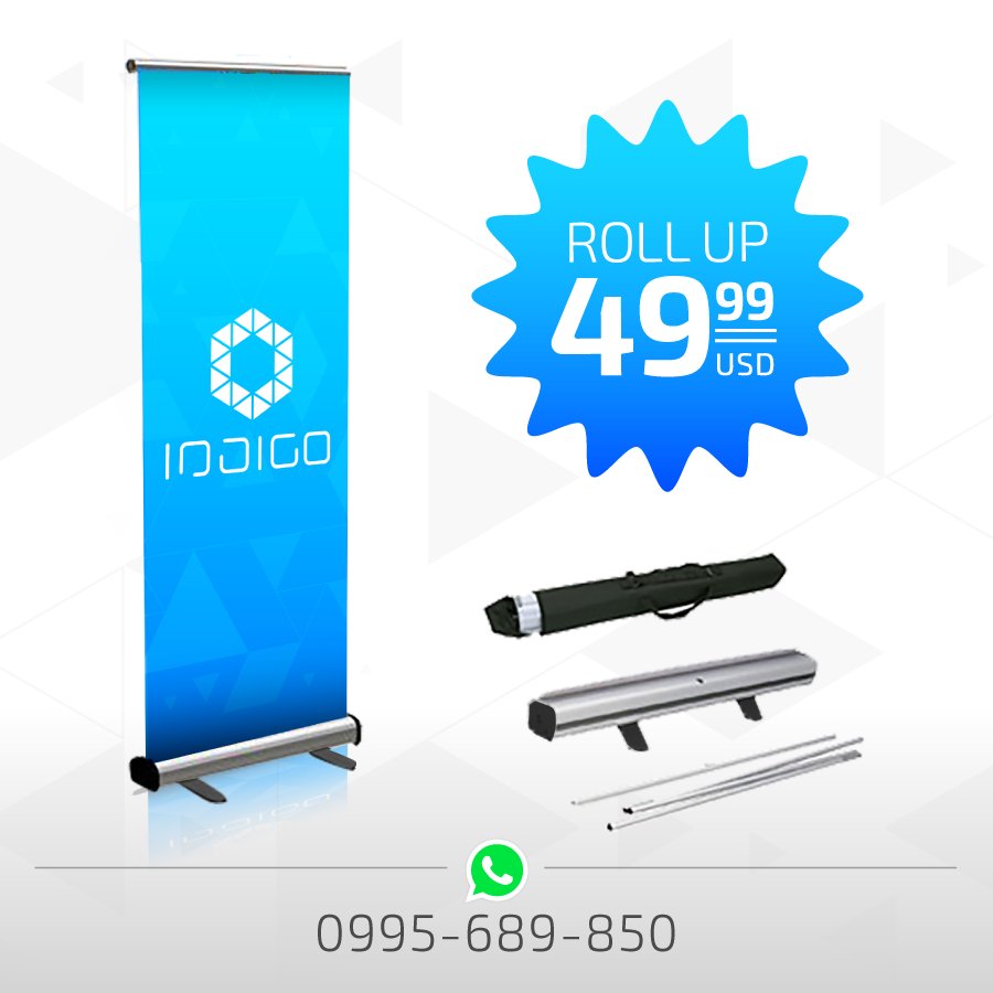 indigo480's tweet photo. 💎 ROLL UP PREMIUM 49,99 usd 💎 Incluye estructura 💎 Impresión HD 💎 Lona mate 13 oz 💎 WhatsApp 0995-689-850 💎 #indigo480 https://t.co/9jeJBYCGrI