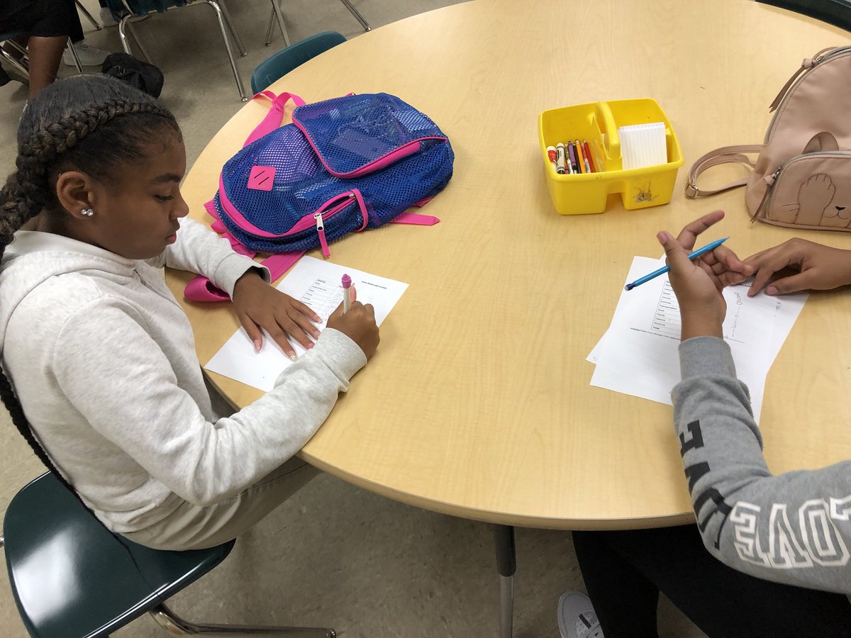 TicondriaW's tweet photo. 8th graders dove right into our time management activity today with the focus on PLANNING and PRIORITIZING. 🤗💪🏾An essential college skill! Quite the math lesson as well today, I must say. #hourstominutes #conversion #managementiskey #timeanalysiscomplete https://t.co/8kLpD9BAdk