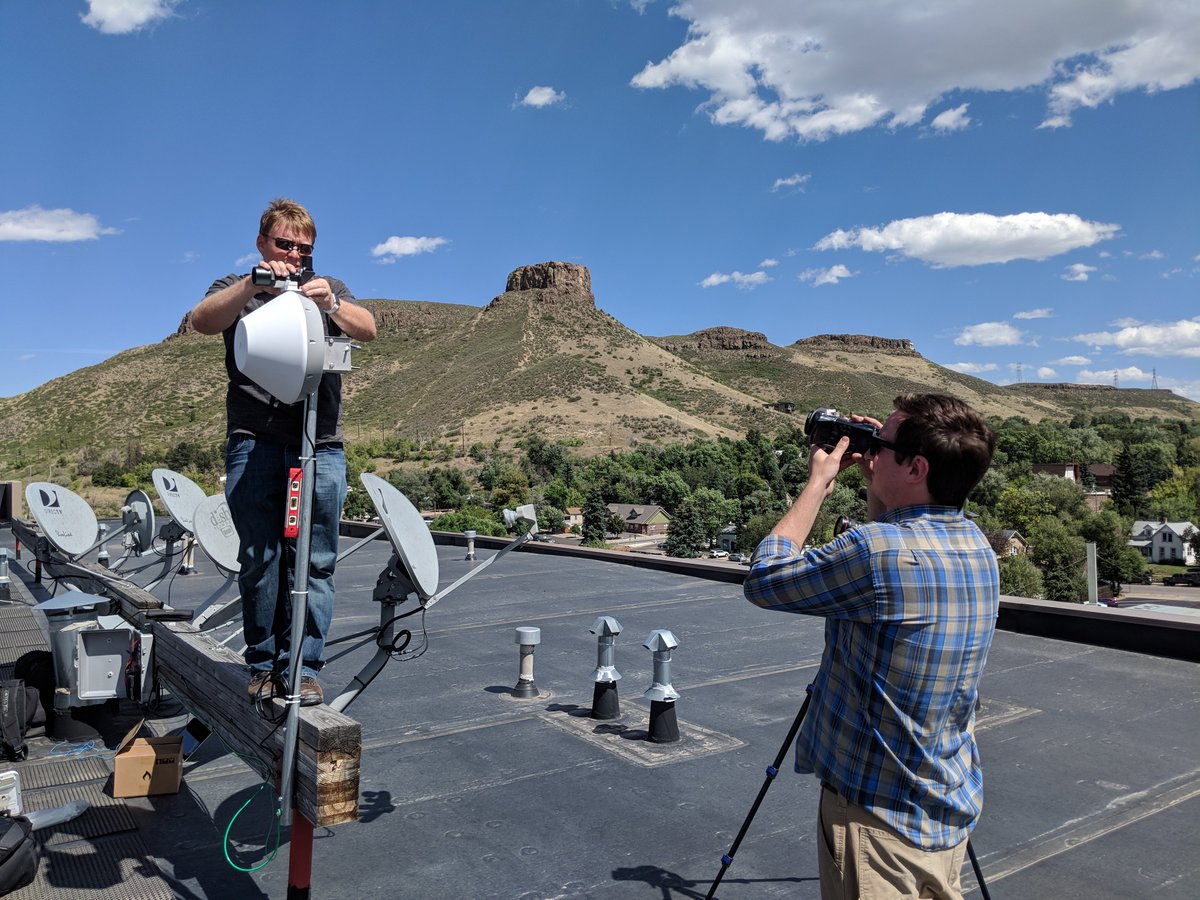 AUWirelessNet's tweet photo. Working with @NetworkOnFire on some videos for installing their gear. Beautiful day in Golden, CO! https://t.co/hoqw4QLpqP
