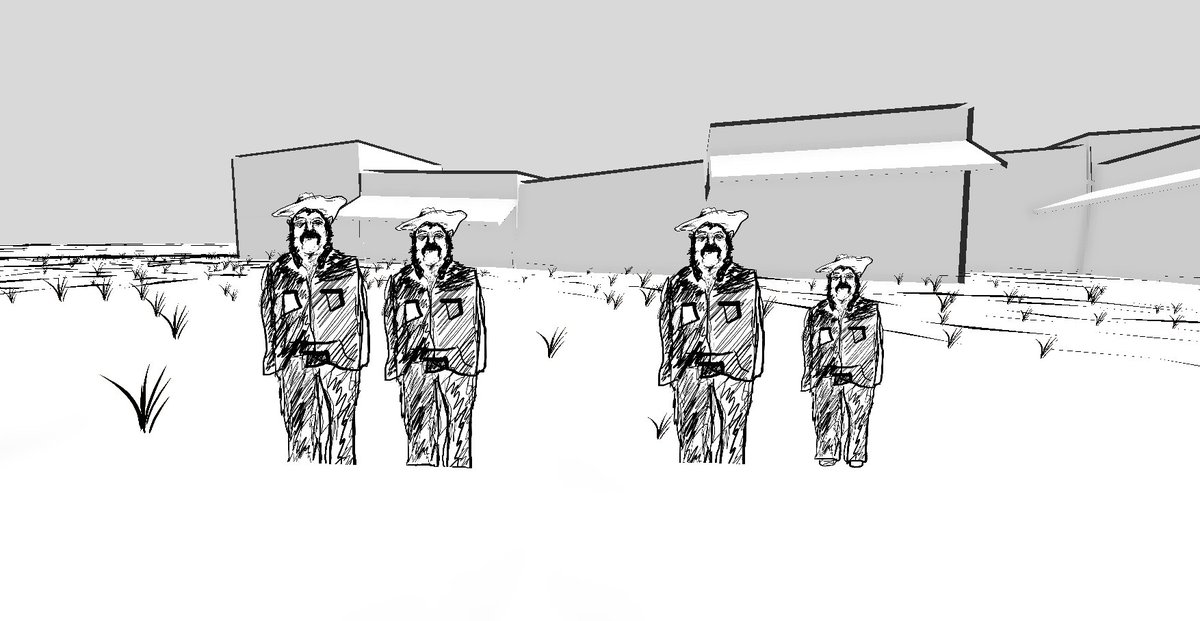 pixelfootgames's tweet photo. startin me a wild west drunk boy band #gamedev #quickdrawgame https://t.co/ARtHXc845V