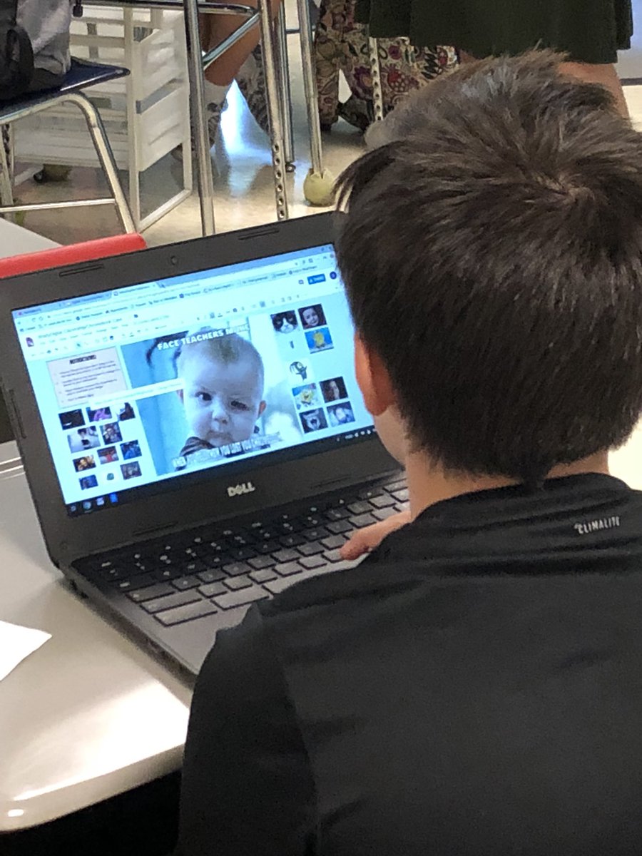 6th Graders anxiously awaiting their Chromebooks!! Thanks <a href="/carrierobledo/">Carrie Robledo</a> #smallschoolBIGimpact