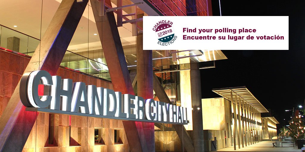 cityofchandler's tweet photo. Tomorrow is Election Day. Find your polling place and what to bring with you to cast your ballot.
Mañana es el Día de la Elección. Encuentre su lugar de votación y sepa qué llevar consigo para votar con su boleta electoral.
https://t.co/UFT0D8UMNQ #VoteChandler https://t.co/JJBdWOIvVZ