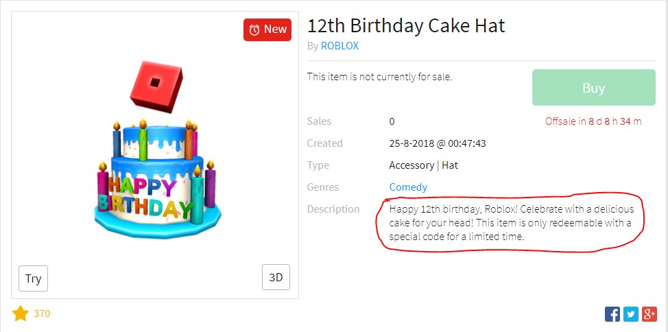 Monty On Twitter We Can Only Wait Roblox - roblox birthday cake hat promo c...