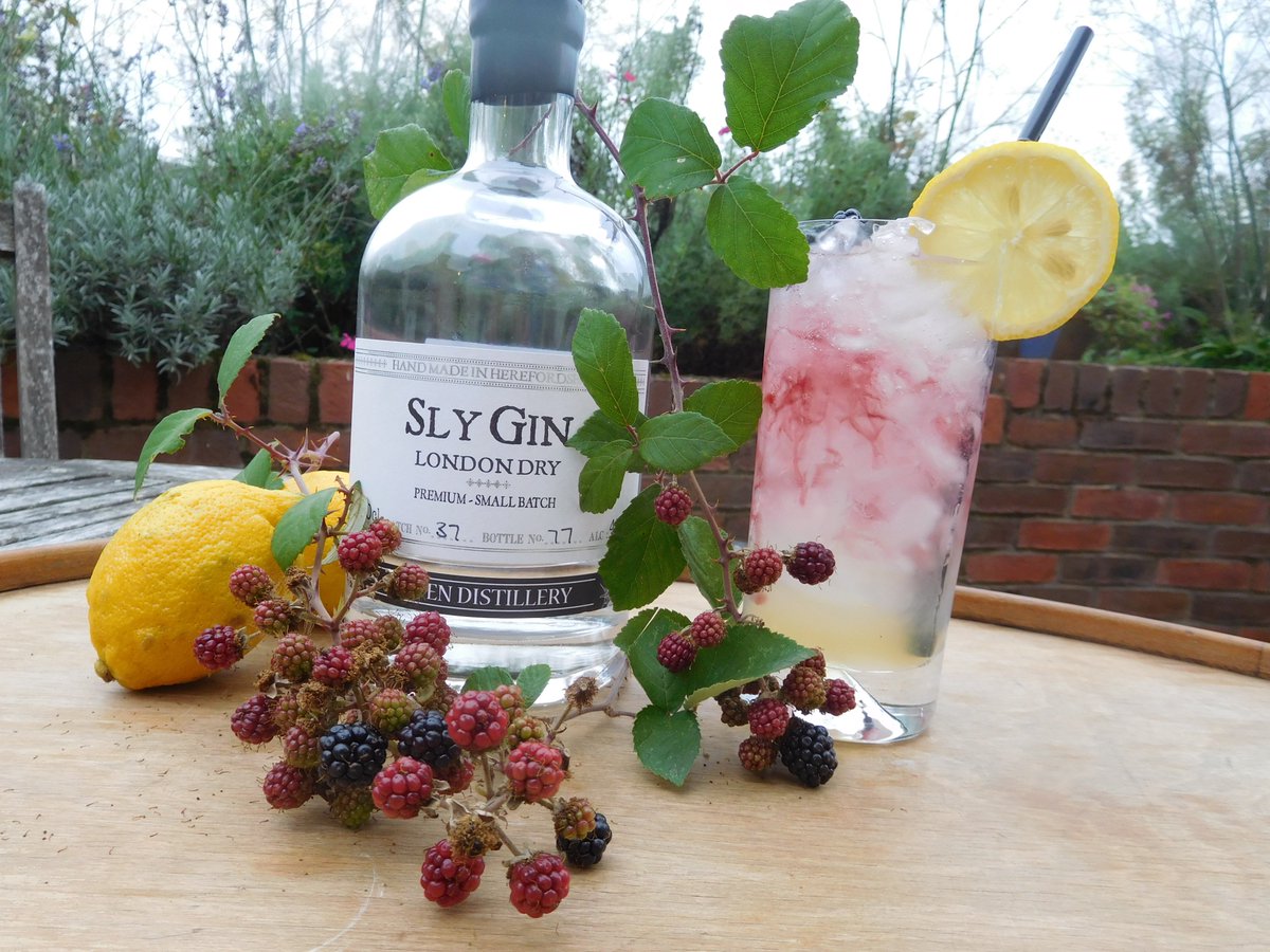 Sly_Gin's tweet photo. Lovely lovely #BrambleCocktail! Just perfect for a #BankHolidayMonday #HerefordshireGin #OnTheSly https://t.co/UR2q7Bkfzf