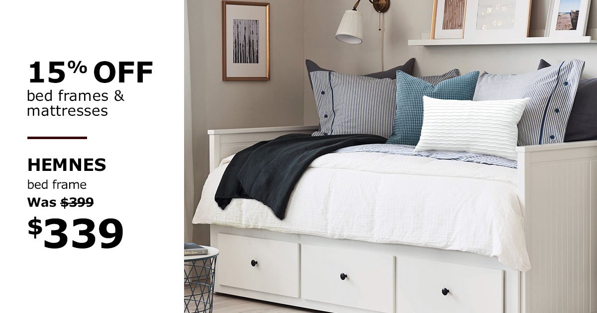 Ikea Canada On Twitter Save 15 On All Bed Frames Now Through