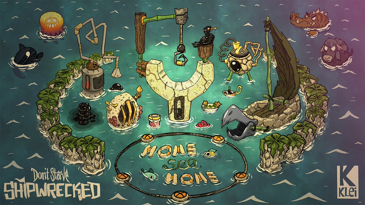 Klei on Twitter: "Ahoy! The "Home Sea Home" content update for Don't Starve Shipwrecked is available now on #PS4 &amp; #XboxOne / Twitter