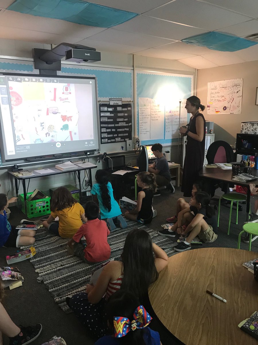 mrspalone10's tweet image. Mrs. Papesh’s class is getting to know each other in third grade by sharing their interests!