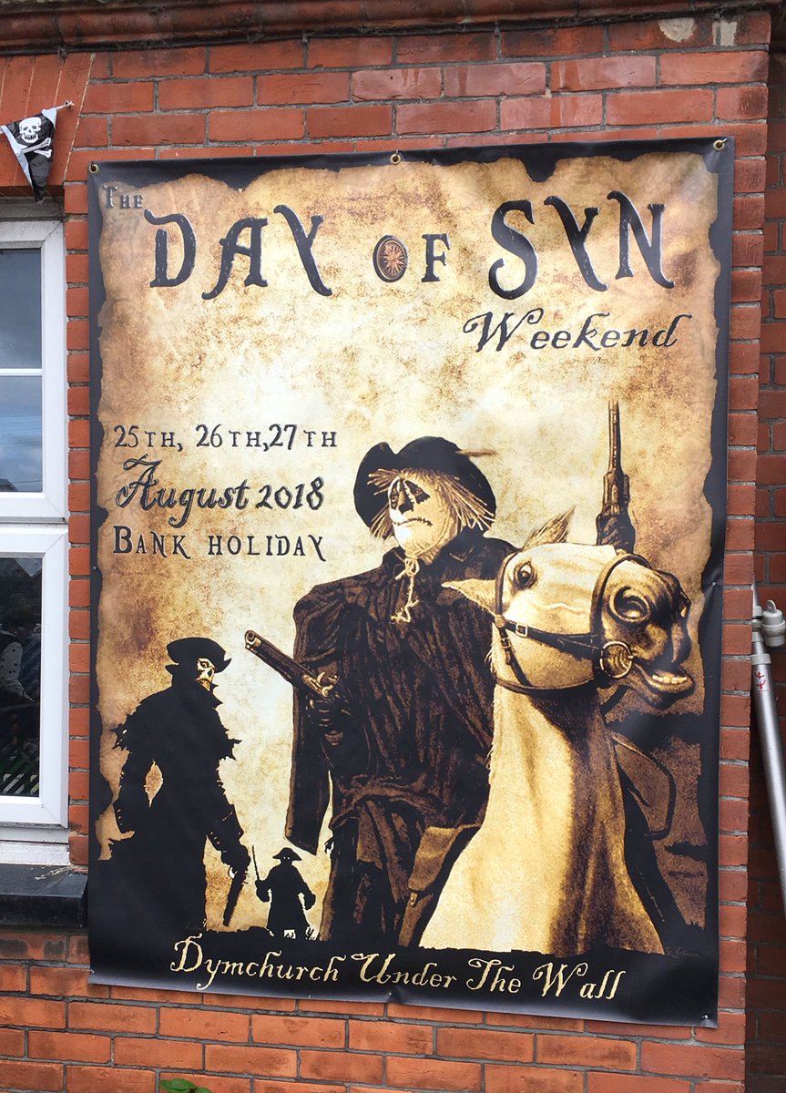 atters1000's tweet photo. Fantastic day in Dymchurch for the #DayOfSyn - the regular festival celebrating Russell Thorndyke’s novels of smuggling & adventure #Scarecrow https://t.co/mwoUPfuSrH