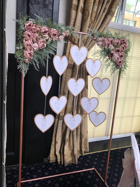 We just LOVE this table plan made by the bride at last weekends wedding at The Morritt Hotel and Garage Spa 😍😍😍 #weddings #love