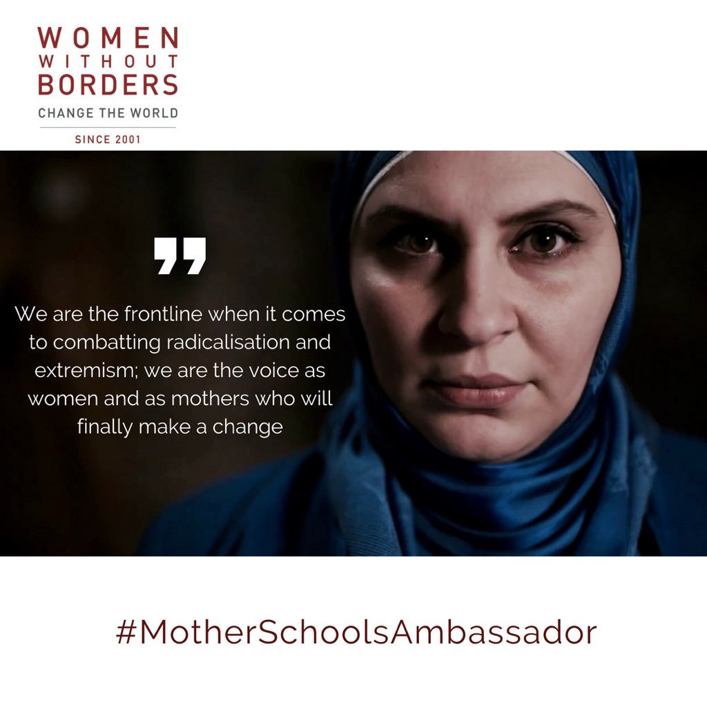 WwB_SAVE's tweet photo. In an effort to normalise the notion of mothers as indispensable security allies, we are introducing a new term: Mothers Preventing Violent Extremism (MPVE).
We are #WomenwithoutBorders. On a mission to #ChangeTheWorld | #WwB #MothersPreventingViolentExtremism #MPVE https://t.co/MBuaoGdpym