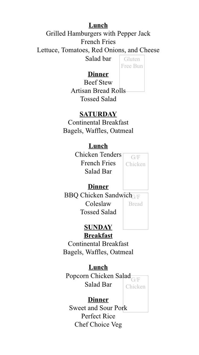 ccbcss's tweet image. Here’s what’s on the menu this week!
